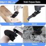 55PCS Titanium Multi Tool Blades, Universal Oscillating Multitool Blades for Wood Plastics Metal Cutting, Quick Release Oscillating Tool Accessories Compatible with DeWalt Makita Dremel and More Image 6