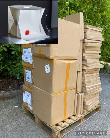 REDUCED REDUCED - Pallet #103 - Photo Light Box Clearance 180 Units - Rrp 5400 Euro - Brand New!
