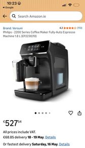 Philips coffee machine