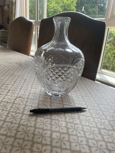 crystal vase