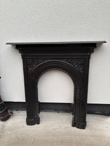 cast iron fire place