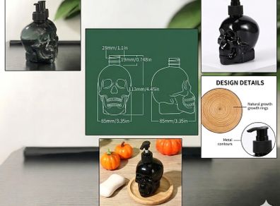 Cool Skull Soap/Shampoo Bottle