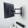 TV Wall Bracket for 26-55 inch(66cm-140cm) TVs, Swivels Tilts TV Wall Mount for Flat & Curved TV, VESA 100x100mm to 400x400mm, holds up to 36kg, Black Image 8