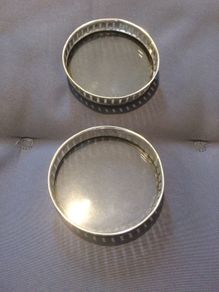 Sterling Silver Coasters