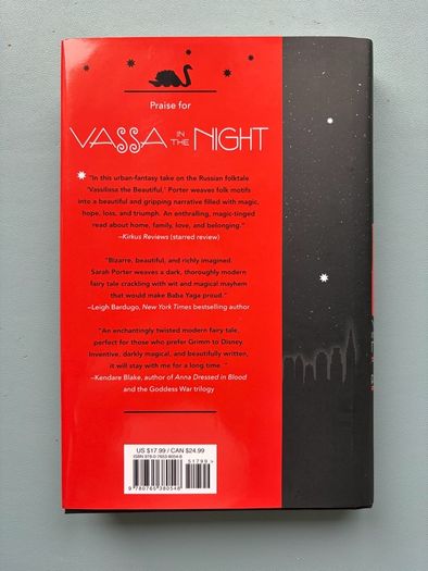 Vassa In The Night - Sarah Porter Signed First Edition Hardback Book Fiction