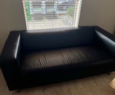 Ikea Black Couch