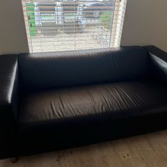 Ikea Black Couch