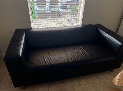 Ikea Black Couch