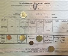 Rory Gallagher - Birth Certificate - Legendary Rock Guitarist - Free Postage