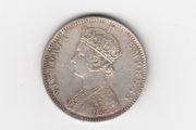 India, one rupee 1890, 91.7% Silver, (no 428)