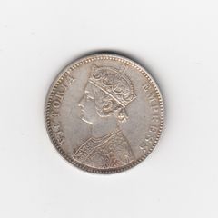 India, one rupee 1890, 91.7% Silver, (no 428)