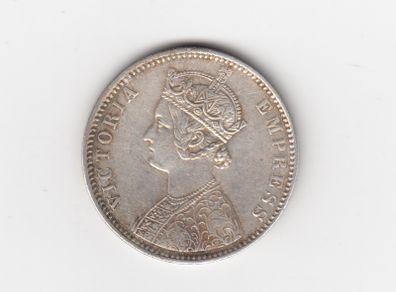 India, one rupee 1890, 91.7% Silver, (no 428)