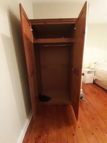 Pine wardrobe