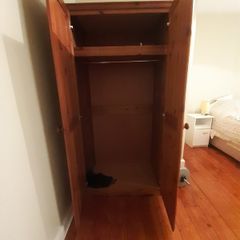 Pine wardrobe