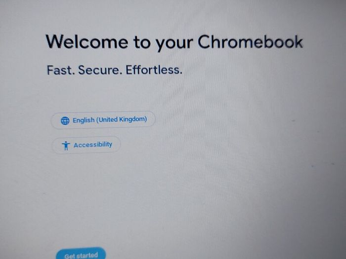 ASUS ChromeBook, Model C300S, Powerwashed and reset