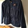 Diesel waxed style parka coat size small pit to pit 18" Navy Cotton/polyester In excellent condition Image 4