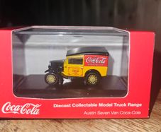 Oxford Diecast Coca-Cola Austin Seven Van 1.76 Scale