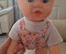 Crawling electronic baby doll