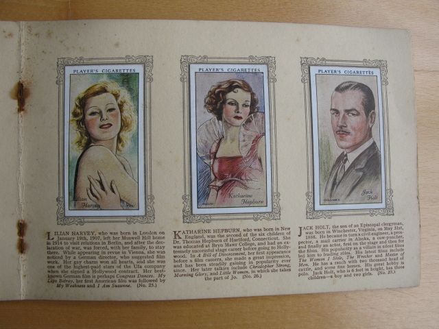 John Player & Sons - An Album Of Film Stars