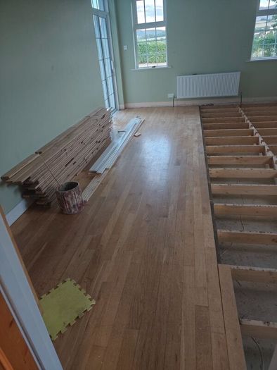 40 sq meters of Solid Oak flooring