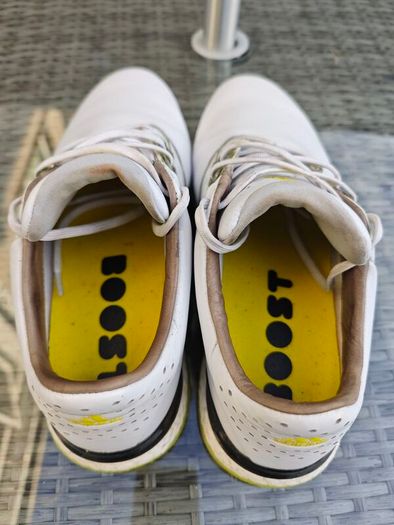 Adidas Tour360 Boost Golf Shoes White/Black UK 9 / EU 43.5 - Excellent Condition