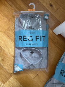 Grey m&s school shirt age 11-12