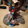 handmade  bohemian style chunky bead necklace . Image 6