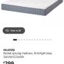 double bed with mattress/ Headboards/ ikea Image 5