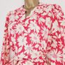 Wallis Floral Print Crepe Pink Red White Midi Tea Dress Image 2