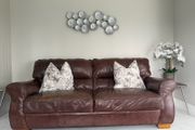 Boletelli Butterscotch Leather 3 Seater Sofa