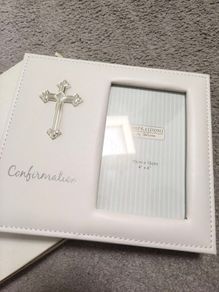 Leatherette Confirmation Photo Frame