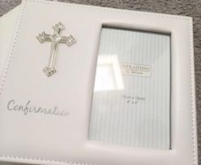 Leatherette Confirmation Photo Frame