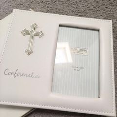 Leatherette Confirmation Photo Frame
