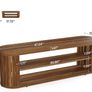 120cm Wooden Entrance Bench with 2-Tier Shoe Rack, Rustic Hallway Storage Bench, Entryway Seating Bench for Bedroom, Living Room & Dining Room Image 2