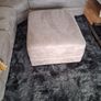 Sofa with foot stool Image 3