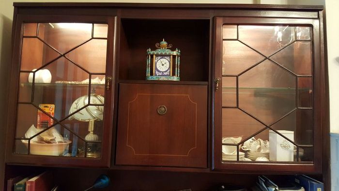 Solid Mahogany 2 piece unit