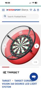 Dart board surround light