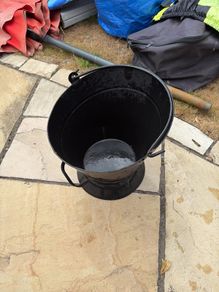 Coal Bucket and 2 shovels