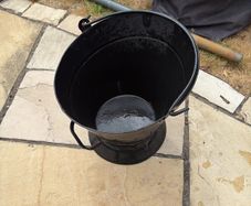 Coal Bucket and 2 shovels