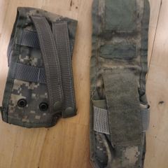 Airsoft pouches  .m4 type ACU surplus