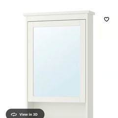 Grey Hemnes Mirror Cabinet