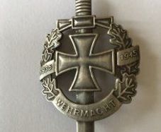 German Wehrmacht 1935-1945 Brass Pin Badge