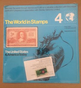 The United Stated (USA) America Today The Word in Stamps Issue 4