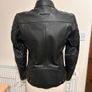 Ladies leather armoured Bogotto motorcycle jacket Size 8 Image 3