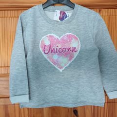 Girls Top - with Two Way Sequins : 2-3 Years