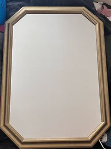 Gold Octagon Wall Mirror