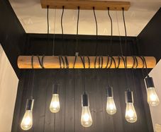 6-bulb hanging light fixture