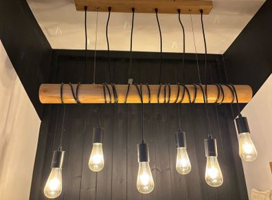 6-bulb hanging light fixture