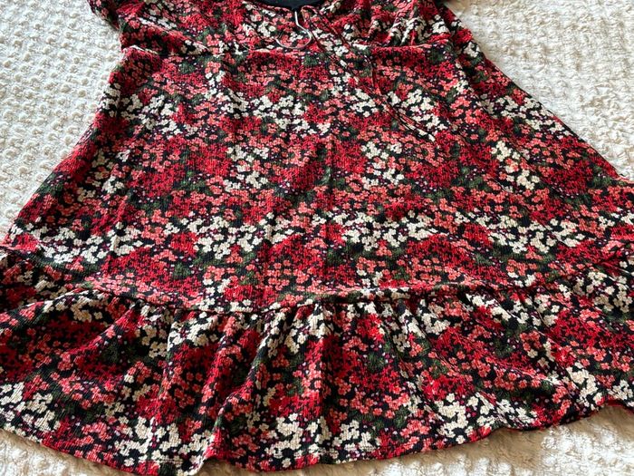 Floral print mini dress - size XL