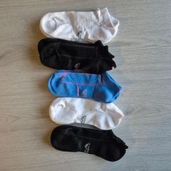 5x Danish Endurance  No Show Running Socks, UK 6-8